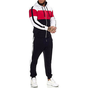 Conjunto Deportivo Ligero y Reversible para Hombre, Transpirable, Talla Grande, Otoñal, 2 Piezas, Pantalón Informal, Sudadera con Capucha, Chaqueta Deportiva - Product Image 1