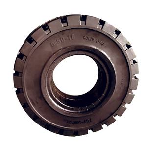 Neumático de caucho sólido para montacargas 6.50-10, neumático amortiguador para uso industrial - Product Image 2