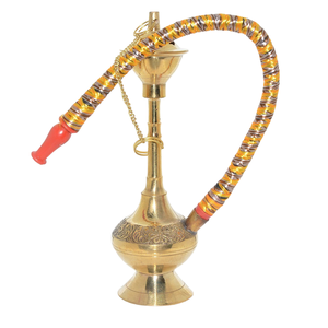 Cachimba de Metal de Lujo para Accesorios de Fumar, Vajilla para el Hogar y Hoteles, Cachimba de Color Plateado, Cachimba de Latón para Fumar - Product Image 3