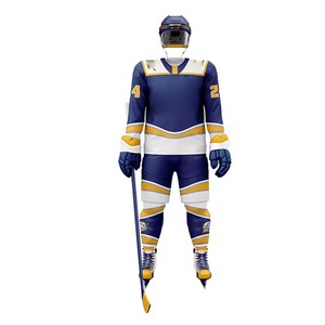 Uniformes de Hockey sobre Hielo Unisex de Alta Calidad, Ligeros, Personalizables, Antiarrugas, de Secado Rápido, Transpirables, 100% Poliéster, Último Modelo - Product Image 4