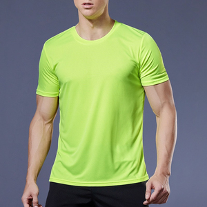 Camiseta de Manga Corta para Hombre, Cuello Redondo, Color Negro Sólido, Tejido de Punto - Product Image 3