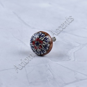 Unique Handcrafted <b>Ceramic</b> <b>Knobs</b> in Bold Colors for Decorative Furniture Pulls by Axiom Home Accents - Product Image 6