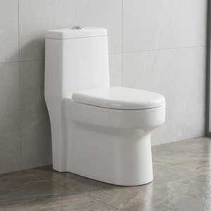 WC en céramique Vistaar Numero Premium One Piece avec configuration S-trap et P-trap pour salles de bain modernes - Product Image 2