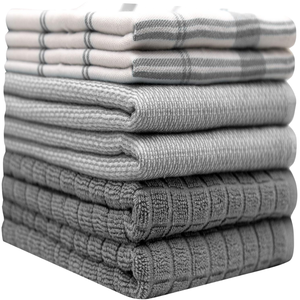 100% Cotton Woven <b>Kitchen</b> Towels 40x90cm Absorbent Hotel Use OEM Manufacturer - Product Image 4