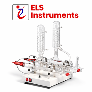 เครื่องกลั่นแบบสองขั้นตอนขั้นสูง รุ่น Pure Stream ทำจากแก้วโบโรซิลิเกตเกรดห้องปฏิบัติการ พร้อมโมดูลให้ความร้อนด้วยควอตซ์ - Product Image 2