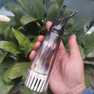 Handmade <b>Bunny</b> Ear Comb from natural buffalo horn: Natural Massage <b>Accessory</b>, Meaningful Gift for Her, Scalp massage comb - Product Image 6