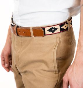 Ceinture en cuir tressé de luxe pour homme, en cuir de vachette véritable, faite à la main, de haute qualité, avec boucle ardillon – Vente en gros - Product Image 2