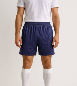 Men's Navy Blue Quick Dry <b>Elastic</b> Waist Shorts Casual Sport Wea - Product Image 2