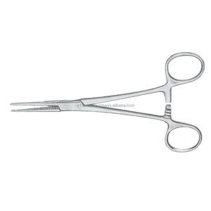 ชุดเครื่องมือผ่าตัดสแตนเลสแบบใช้ซ้ำได้ คีมคีบหลอดเลือดแดงแบบโค้งตรง รุ่น A-1 VERITAS คุณภาพสูง - Product Image 4