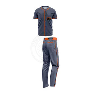 ชุดเบสบอลผ้าโพลีเอสเตอร์ 100% ราคาดีที่สุด ชุดเบสบอลวัสดุทนทาน - Product Image 2