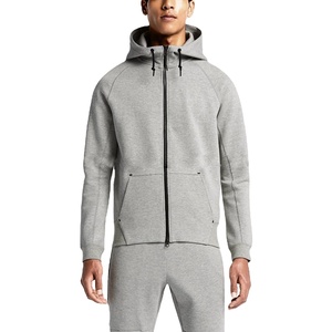 Sólido gris claro cremallera Sudadera con capucha personalizado cómodo y transpirable cremallera sudaderas con capucha de moda profesional sudaderas con capucha fabricante - Product Image 1