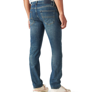 Men's Casual Classic Style Acid Wash Loose Fit Plus Size Custom Denim Jeans 100% Cotton Eco-Friendly Breathable - Product Image 4