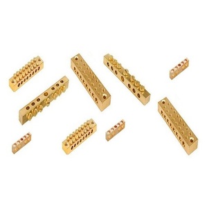 Barres de liaison neutres en laiton et électriques personnalisées de haute qualité avec accessoires de câblage de base et bornier - Product Image 4