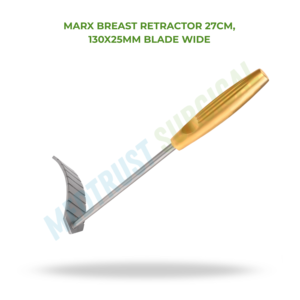 Retractor de Seno Marx de 27 cm, Instrumento Quirúrgico, Hoja de 130x25 mm, Retracción de Tejido, Uso en Cirugía Plástica - Product Image 2