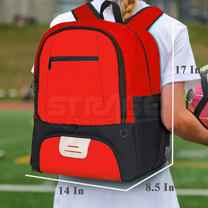 Sac de football personnalisé de luxe en nylon, polyester écologique, léger, design de voyage, plusieurs poches, sangle réglable, fermeture éclair robuste - Product Image 6