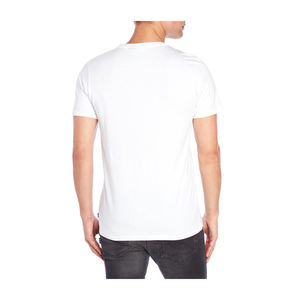 Camisetas extragrandes para hombre, 100% algodón grueso, lisas, con estampado gráfico personalizado, camisetas blancas para hombre con estampado. - Product Image 4