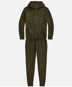 Chándales de Felpa de Algodón con Cuello Redondo y Logotipo Personalizado para Hombre, Venta al por Mayor, Diseño Moderno, Ropa Deportiva para Invierno, OEM - Product Image 2