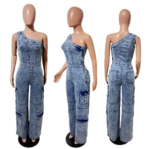 Women Summer Breathable High Quality Knitted Romper Casual Sleeveless Jumpsuit Soft Stretch Loose Fit Polyester/Cotton Full - Product Image 6