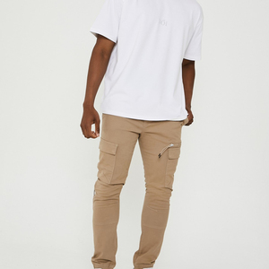 Pantalones Cargo Casuales de Cintura Media para Hombre, Pantalones Cargo Flexibles Resistentes para Deportes al Aire Libre, Pantalones Cargo Casuales con Bolsillos para Hombre - Product Image 2