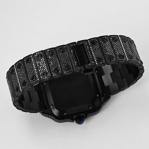 Luxury Stainless Steel Moissanite Diamond Iced Out <b>Watch</b> Men <b>Women</b> Fashion Wristwatch - Product Image 4