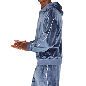 Sudadera con Capucha de Terciopelo para Hombre, Personalizada, B2B, Nueva Colección, Gruesa, Antiarrugas, Talla Grande, con Bolsillos - Product Image 2