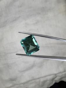 Earth Mined 6.19ct Deep Teal Blue Green Tourmaline 11.5*9.9*7mm For Statement Rings - Product Image 3