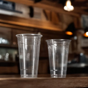 Vasos Desechables de PP Transparente de Pared Simple QUANG QUAN, 95 mm de Diámetro, No Tóxicos y Sostenibles para Café y Bebidas - Product Image 2