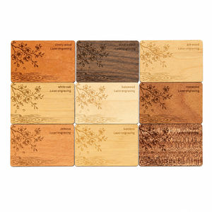 Tarjeta de Visita NFC Personalizada CALA de Madera de Zelkova, NTAG213 85.5x54mm, para Reseñas de Google y Redes Sociales - Product Image 5