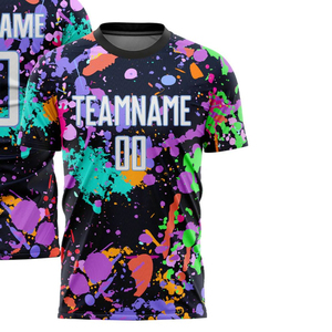 Camiseta de Fútbol Personalizada para Hombre, Ligera, de Secado Rápido y Transpirable, para Entrenamiento, Juegos y Torneos - Product Image 3