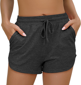 Custom Made Women Breathable Quick Dry Soft Fabric Running Casual <b>Athletic</b> Shorts with Pockets and Drawstring Skin - Product Image 4