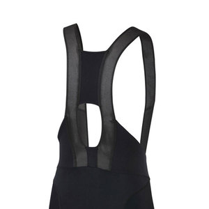 Men's <b>Cycling</b> Bib <b>Shorts</b> Black Mesh Back With <b>Padded</b> Seat And Reflective Trim - Product Image 2