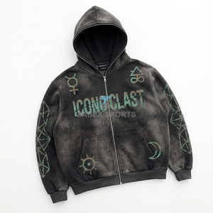 เสื้อฮู้ดดี้พรีเมียมสำหรับผู้ชาย ผ้าฟลีซคอตตอน 100% ลายพิมพ์ดิจิทัล แฟชั่นฤดูหนาว แบบสั่งทำพิเศษ เนื้อผ้านุ่ม ขัดเงา ป้องกันขนร่วง - Product Image 1