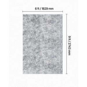 Tapis d'intérieur moderne 6 x 9 pieds, tapis moelleux et pelucheux pour salon, chambre à coucher, décoration esthétique de la maison - Product Image 3