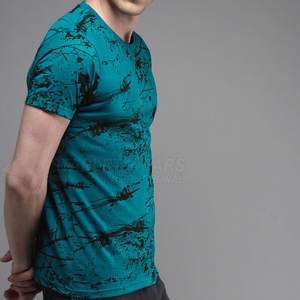 Camisetas Sublimadas para Hombre, Diseño Nuevo, Ropa Casual, Poliéster/Algodón, Ecológicas, Transpirables, para Verano, Precio al por Mayor - Product Image 4