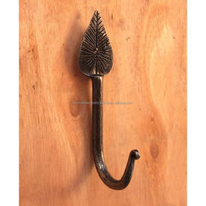 Crochet mural et de porte en laiton antique, crochets décoratifs pour vêtements, articles de quincaillerie, résistance à la rouille, respectueux de l'environnement - Product Image 3