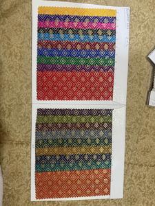 High Quality Eco-Friendly Wrinkle Resistant Brocade Jacquard Banaras Silk Fabric Party Wear <b>Bridal</b> Sarees Gowns Dressmaking - Product Image 5