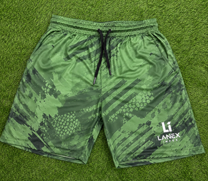 Shorts de bain pour homme personnalisés, séchage rapide, vert, sublimés, légers, en polyester, avec cordon de serrage élastique - Product Image 6