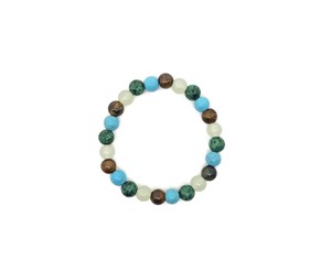 Pulsera de Piedras Naturales Curativas, Turquesa, Ojo de Tigre, 8mm, Cuentas Elásticas, Yoga, Meditación, Chakra, para Mujeres y Hombres - Product Image 4