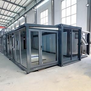 <span class=keywords><strong>Maison</strong></span> préfabriquée modulaire de luxe, moderne, pour hôtel, bureau, 20 pieds, 40 pieds, étanche, robuste, extensible, conteneur habitable - Product Image 1