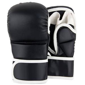 Top Quality PU Leather Half Finger MMA Sparring Gloves <b>Ultimate</b> <b>Fighting</b> Championship Training Gear Bulk Buy MMA Gloves - Product Image 2