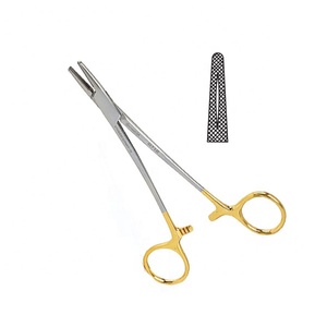 ชุดเครื่องมือผ่าตัดและทันตกรรมแบบใช้มือ  ที่จับเข็มสแตนเลส  ขนาด 6 นิ้ว  ได้รับการรับรองมาตรฐาน CE ยี่ห้อ Mahersi - Product Image 1