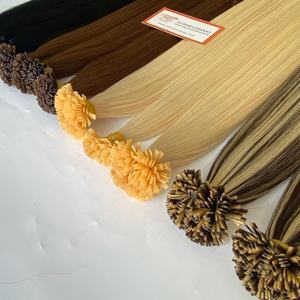 En stock Meilleure Vente Kératine Pointe Plate Vietnamienne 100% Cheveux Humains Double Tirage Pur Cru Non Transformé Vierge Cheveux Bruts - Product Image 3