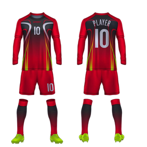 เสื้อฟุตบอลสำหรับมืออาชีพ ระบายเหงื่อได้ดี รับสกรีนโลโก้ทีม เสื้อฟุตบอลระบายอากาศได้ดี ผลิตจากโพลีเอสเตอร์ ผู้ผลิตชุดกีฬา - Product Image 5