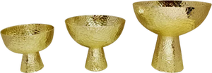 Ensemble de 3 bols en aluminium, décoration d'intérieur arabe, pot à bougie pour cadeau de Ramadan - Product Image 5