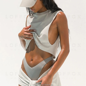 Camisetas de Tirantes Cortas de Verano de Secado Rápido Personalizadas para Mujer, Chaleco Deportivo sin Mangas, Ropa Deportiva Suave y Transpirable para Gimnasio y Entrenamiento - Product Image 3