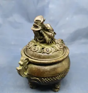 Artistic Fragrance Vessel <b>Bakhoor</b> Incense Burner Built for <b>Oud</b> Wood Elevating Interior Design and Scent Display - Product Image 5