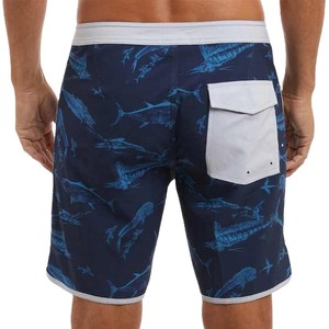 New <b>Men's</b> Fish Printed Sublimation Board Shorts Quick Dry Surf <b>Trunks</b> with Drawstring, Summer Beach and Swimming Comfortable - Product Image 2