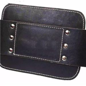 Cinturón de Cuero Profesional para Entrenamiento de Gimnasio, Cinturón de Levantamiento de Pesas con Cadena y Función Ajustable - Product Image 2