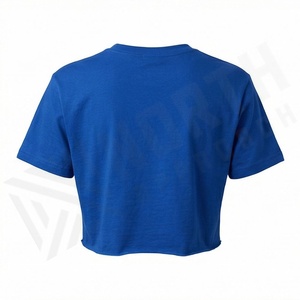 <b>Tie</b> Dye Design Stylish Casual Crop Top for Women Quick Dry T-Shirt Boutique Fashion Fitness Activewear Apparel Gym Gear - Product Image 2