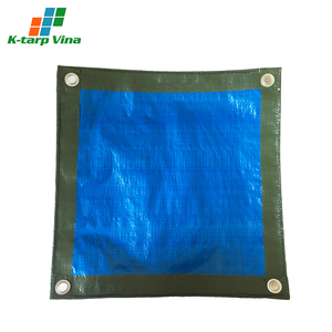 High Grade Green Blue PE Coated Virgin Woven <b>Tarpaulin</b> Anti UV Tricot <b>Waterproof</b> Eco-Friendly Flame Retardant Industrial - Product Image 5